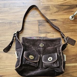 Coach Bleeker Street Haversack Limited Edition BrownGenuine Suede J0869-12797